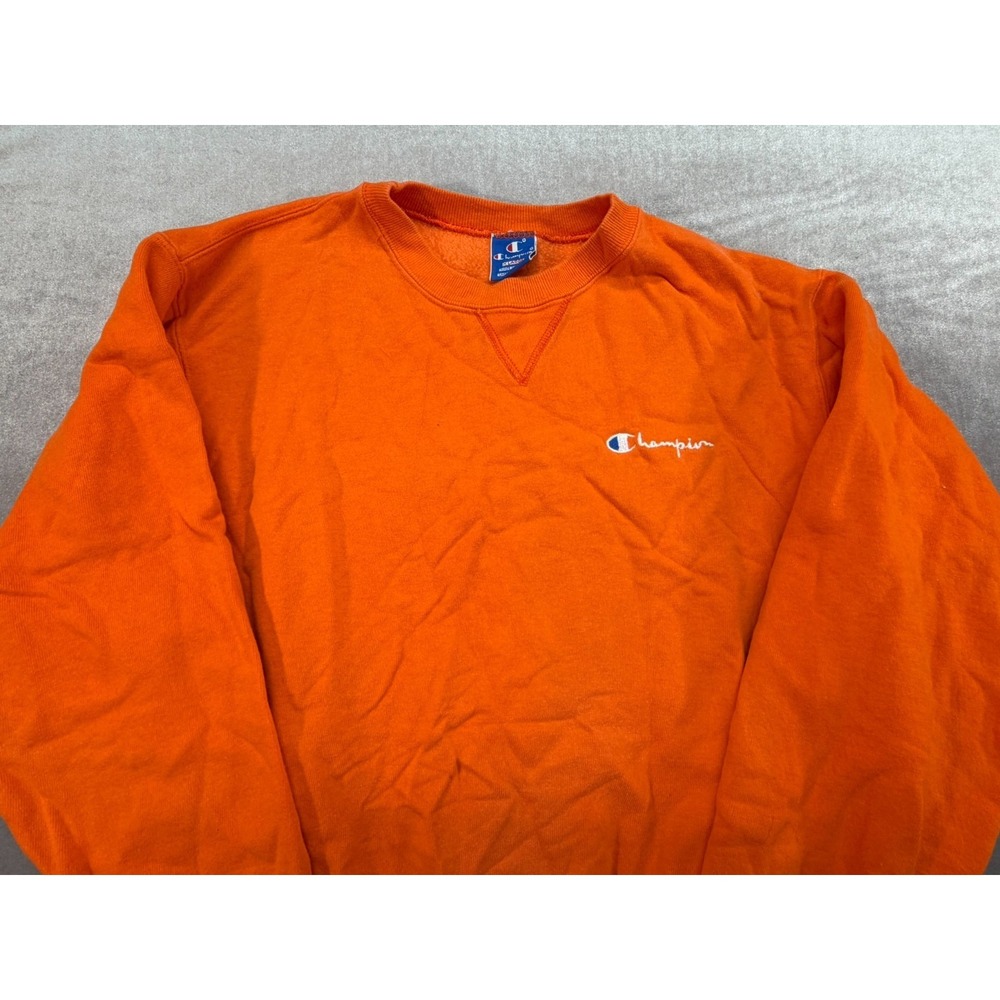 Vintage Champion Made in USA Sweatshirt Orange Size XL - Picture 2 of 10